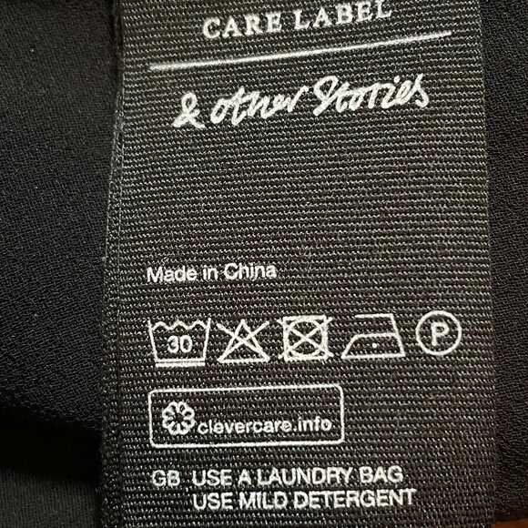 & Other Stories Iridescent Sheer Silk Organza Sleeveless Blouse - Picture 5 of 8